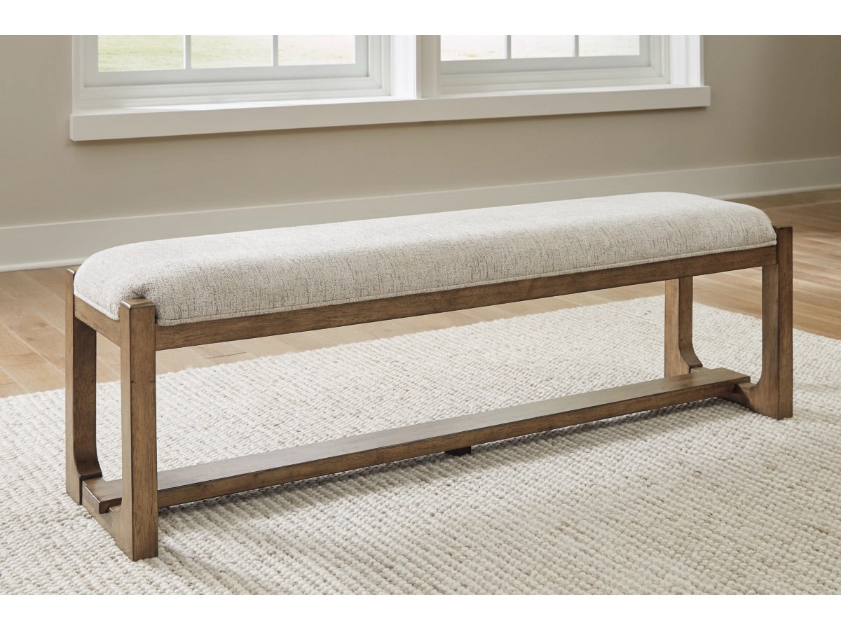 750664137:Cabalynn Dining Bench, Styled