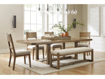 CABALYN02:Cabalynn Dining Table & 4 Chai, Styled