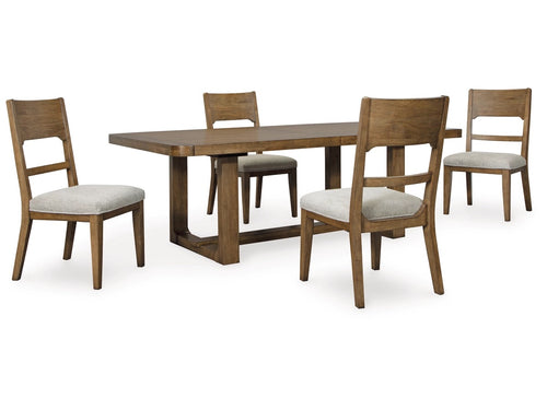 CABALYN01:Cabalynn Dining Table & 4 Chai, 
