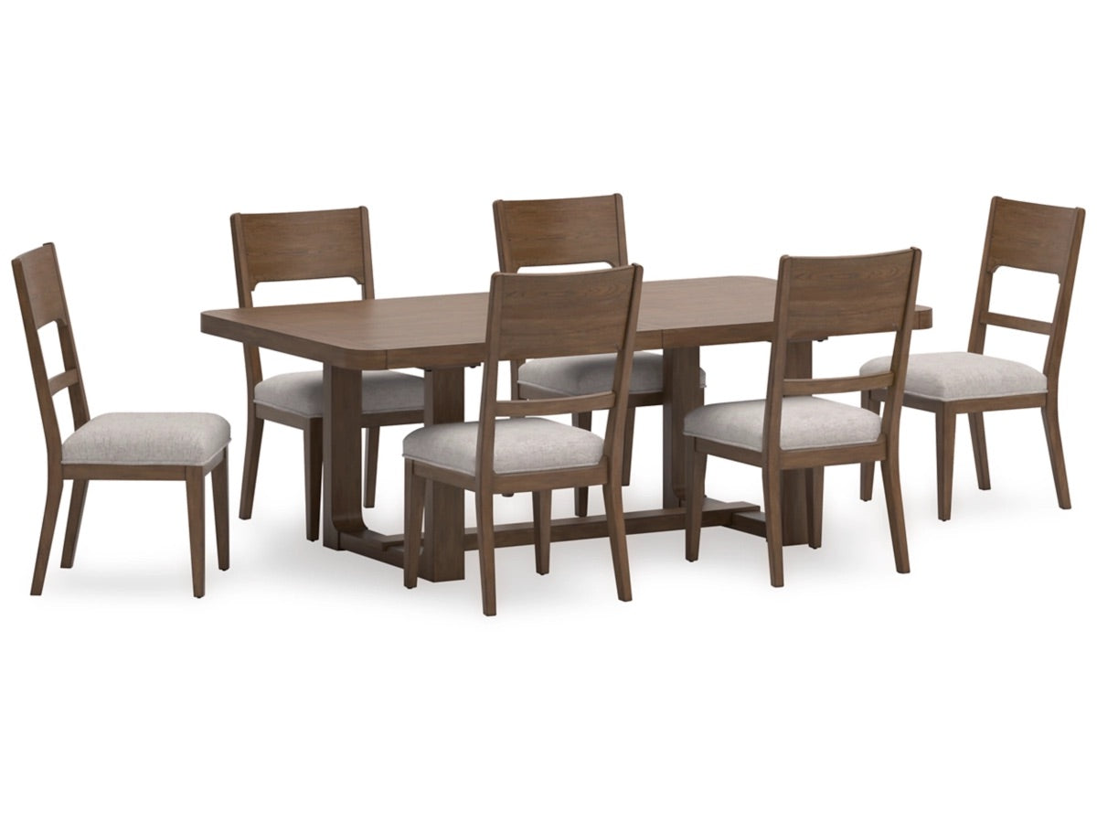 CABALYN03:Cabalynn Dining Table & 6 Chai, 