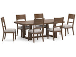 CABALYN03:Cabalynn Dining Table & 6 Chai, 