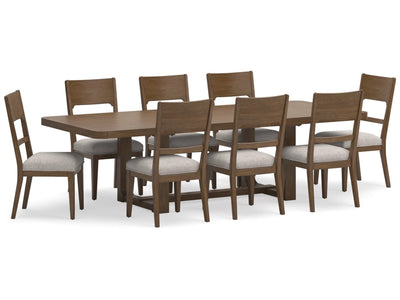 CABALYN05:Cabalynn Dining Table & 8 Chai, 