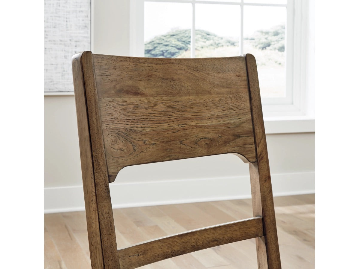 CABALYN05:Cabalynn Dining Table & 8 Chai, SideBack