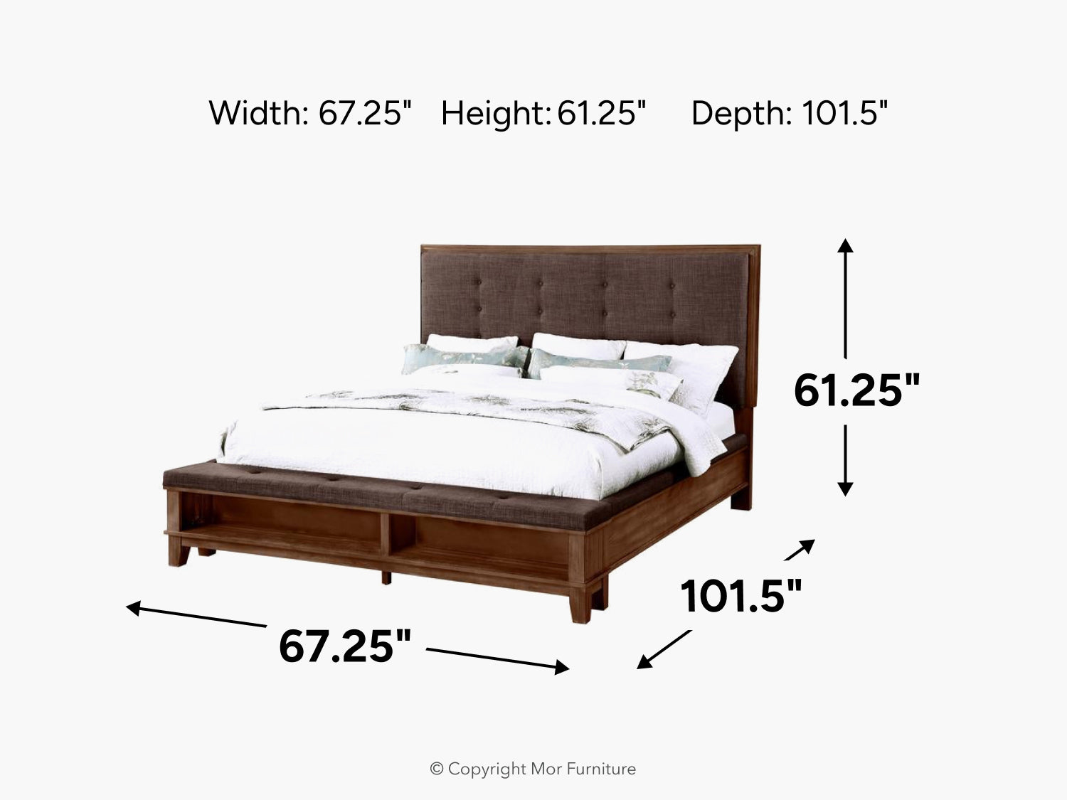 517764567:Cagney Upholstered Panel Bed, 