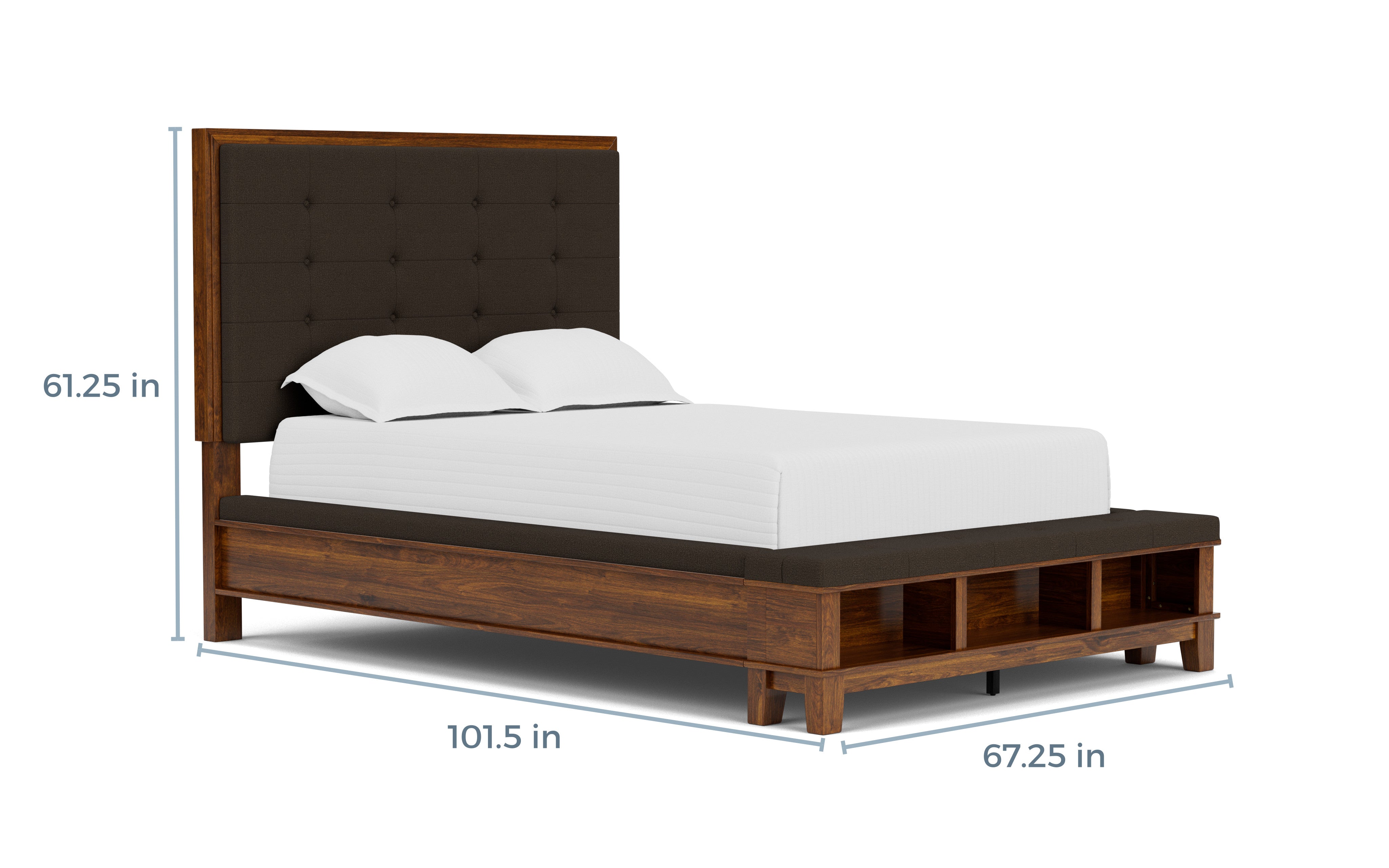 CAGNEYQ01:Cagney Upholstered Panel Bed &, 