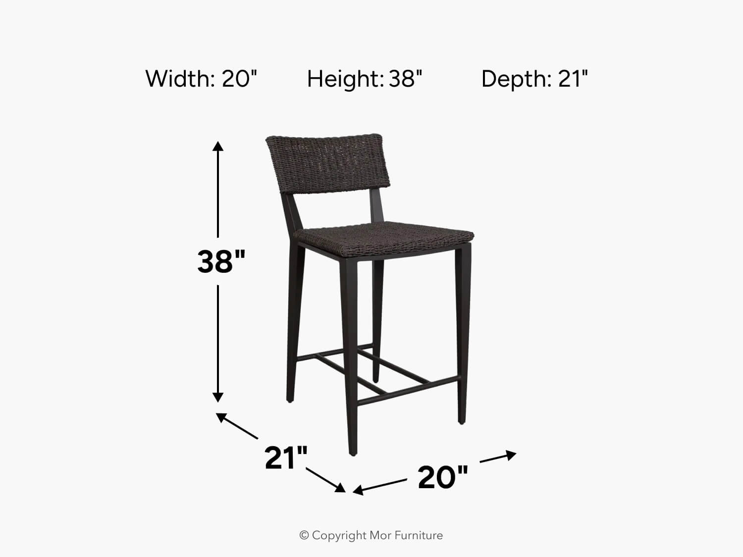 811531062:Calbas Outdoor Counter Height Stool, 