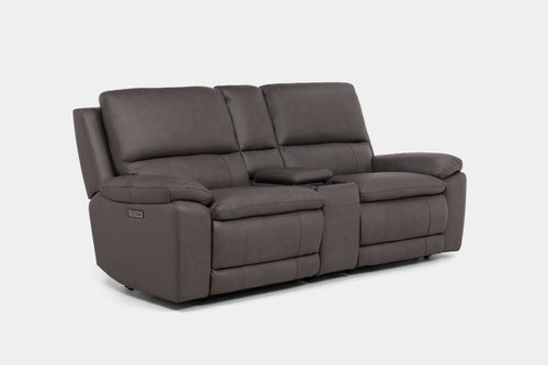 CALLUM001:Callum 2 Power Console Loveseat, Angled