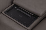 Callum01: Callum 6 Piece 2 Power Sectional in Ajax Gray