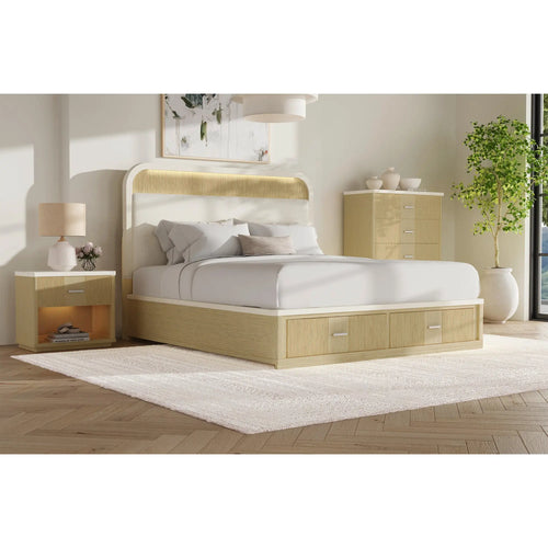CAMBRIE16:Cambrie Upholstered Panel Bed , 