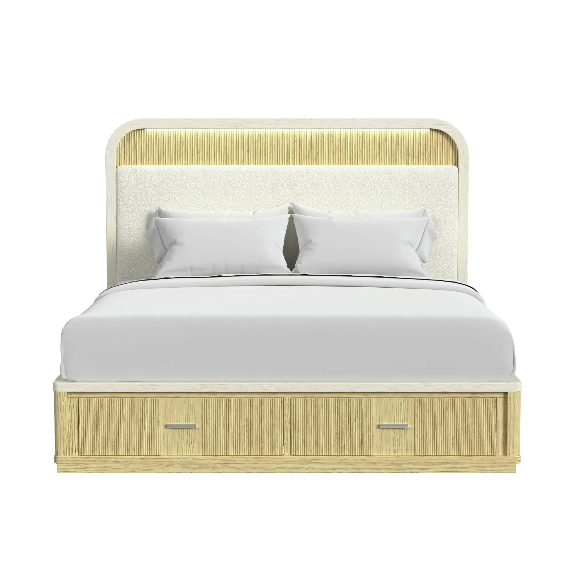 CAMBRIE18:Cambrie Upholstered Bed With S, Front