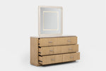 CAMBRIE24:Cambrie Upholstered Bed With Storage & Dresser & Mirror & Nightstand, Open