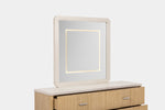 CAMBRIE24:Cambrie Upholstered Bed With Storage & Dresser & Mirror & Nightstand, Angled