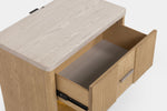 CAMBRIE24:Cambrie Upholstered Bed With Storage & Dresser & Mirror & Nightstand, 