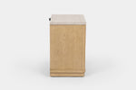 CAMBRIE24:Cambrie Upholstered Bed With Storage & Dresser & Mirror & Nightstand, Side