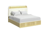 CAMBRIE09:Cambrie Upholstered Panel Bed , Angle