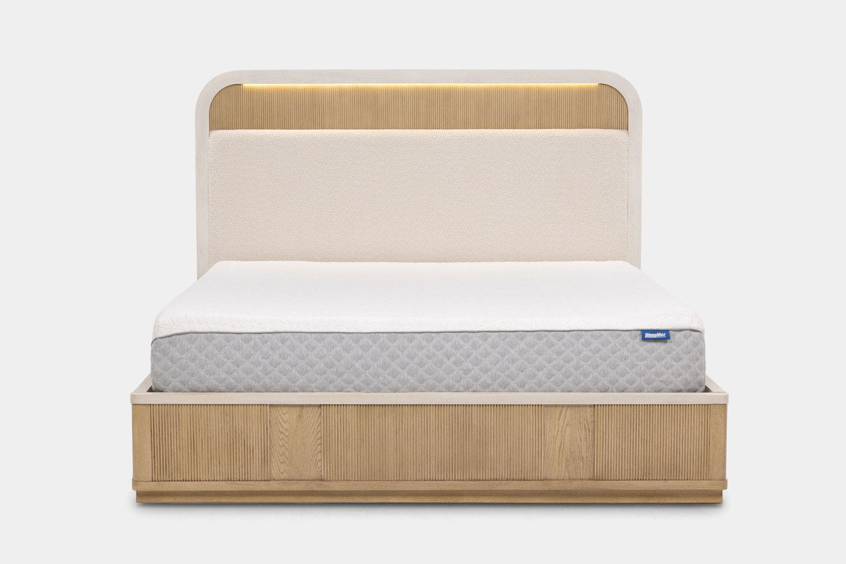 CAMBRIE07:Cambrie Upholstered Panel Bed, Front