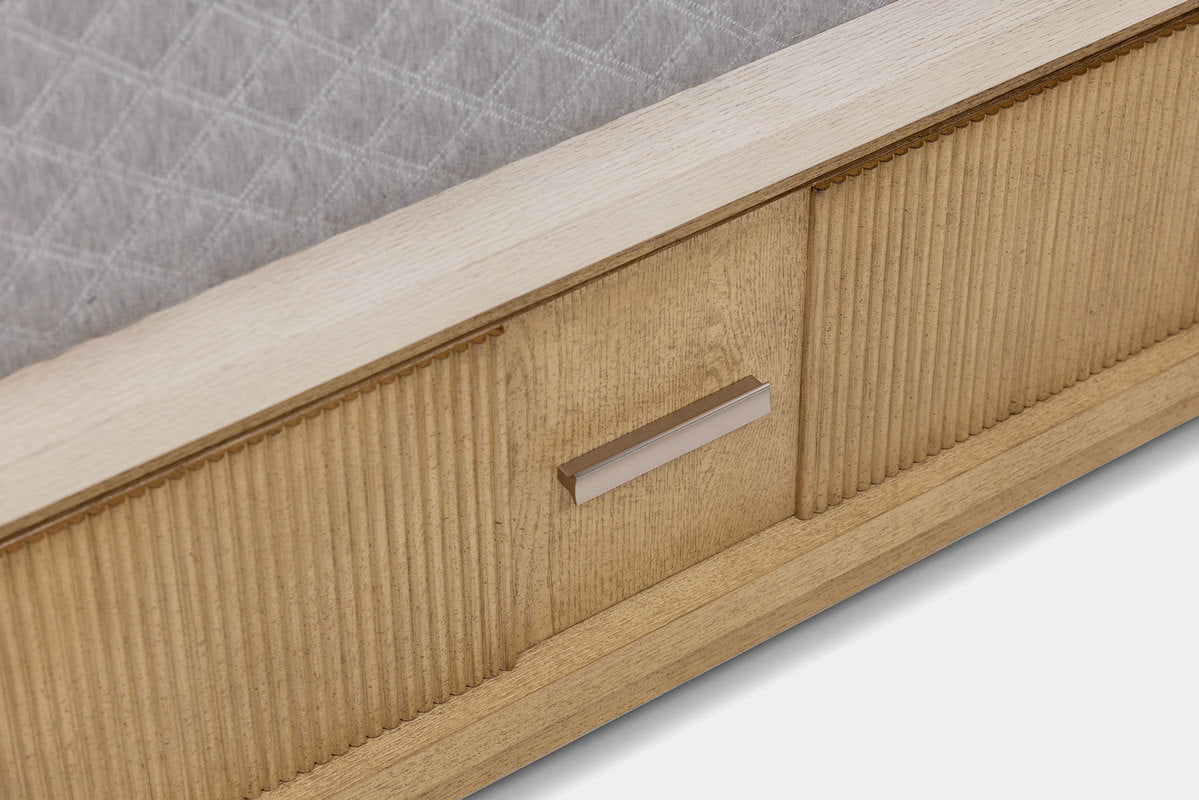 CAMBRIE22:Cambrie Upholstered Panel Bed With Storage, 
