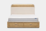 CAMBRIE24:Cambrie Upholstered Bed With Storage & Dresser & Mirror & Nightstand, Front