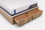CAMBRIE16:Cambrie Upholstered Panel Bed With Storage, 
