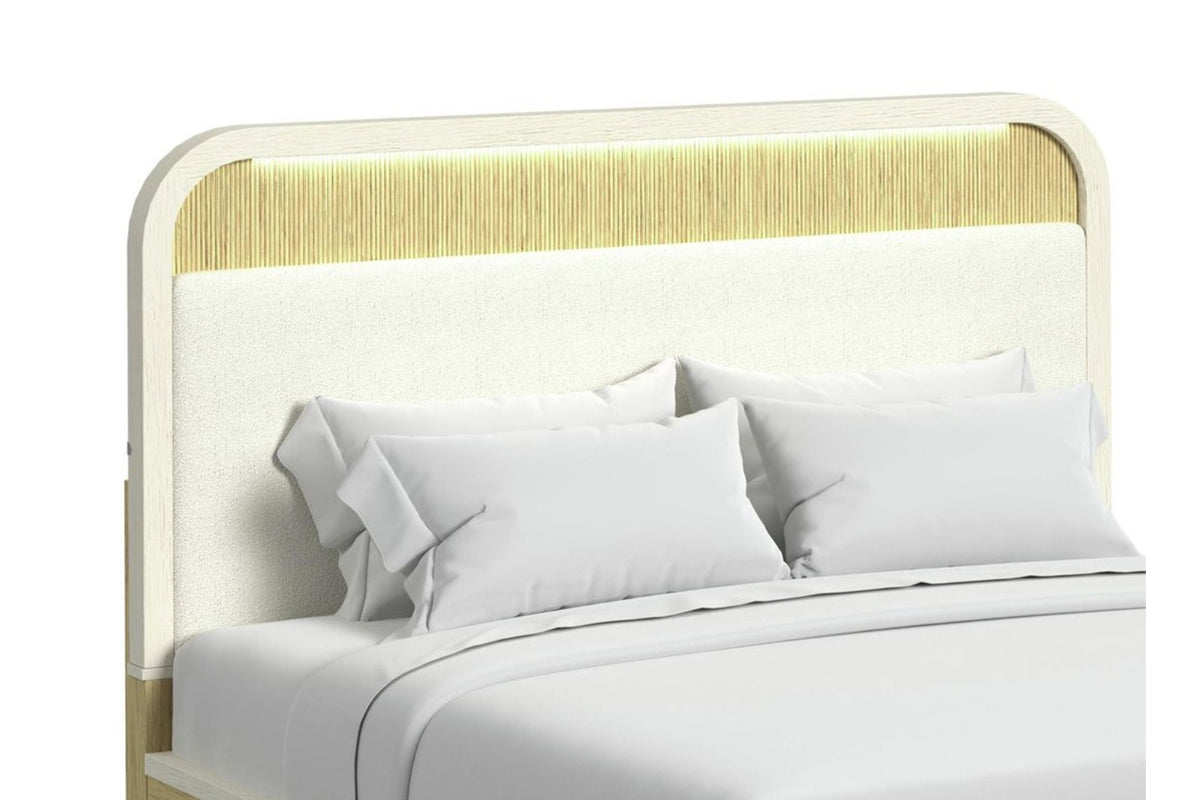 CAMBRIE09:Cambrie Upholstered Panel Bed , 