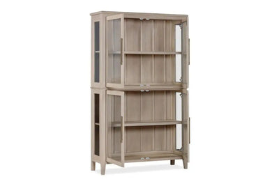 CAMDEN001:Camden Curio Cabinet, AngledAngle