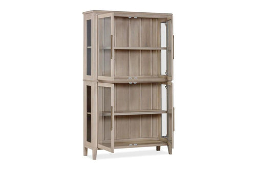 CAMDEN001:Camden Curio Cabinet, AngledAngle