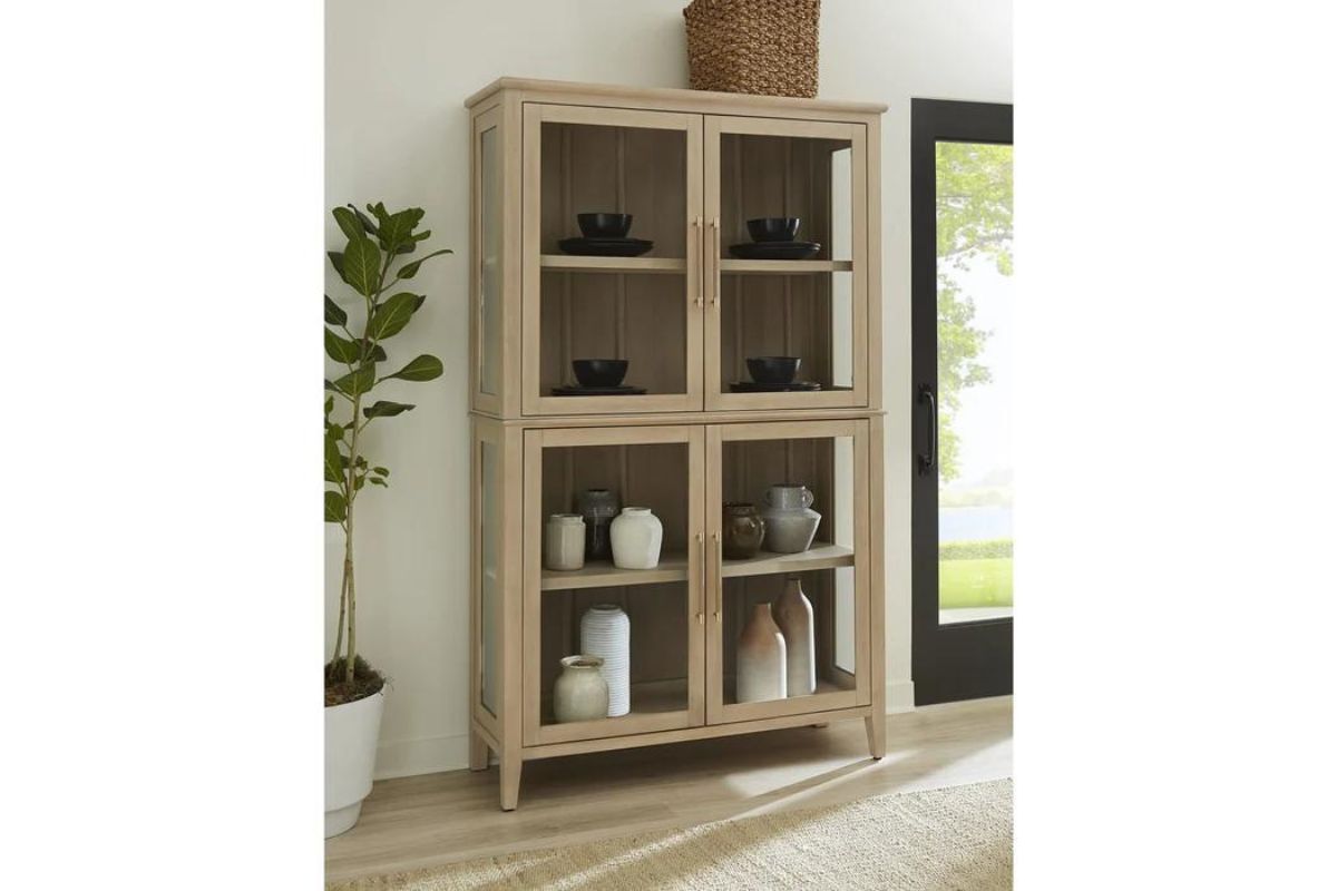 CAMDEN001:Camden Curio Cabinet, Styled