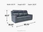 612874615:Caney 2 Power Theater Sofa, 