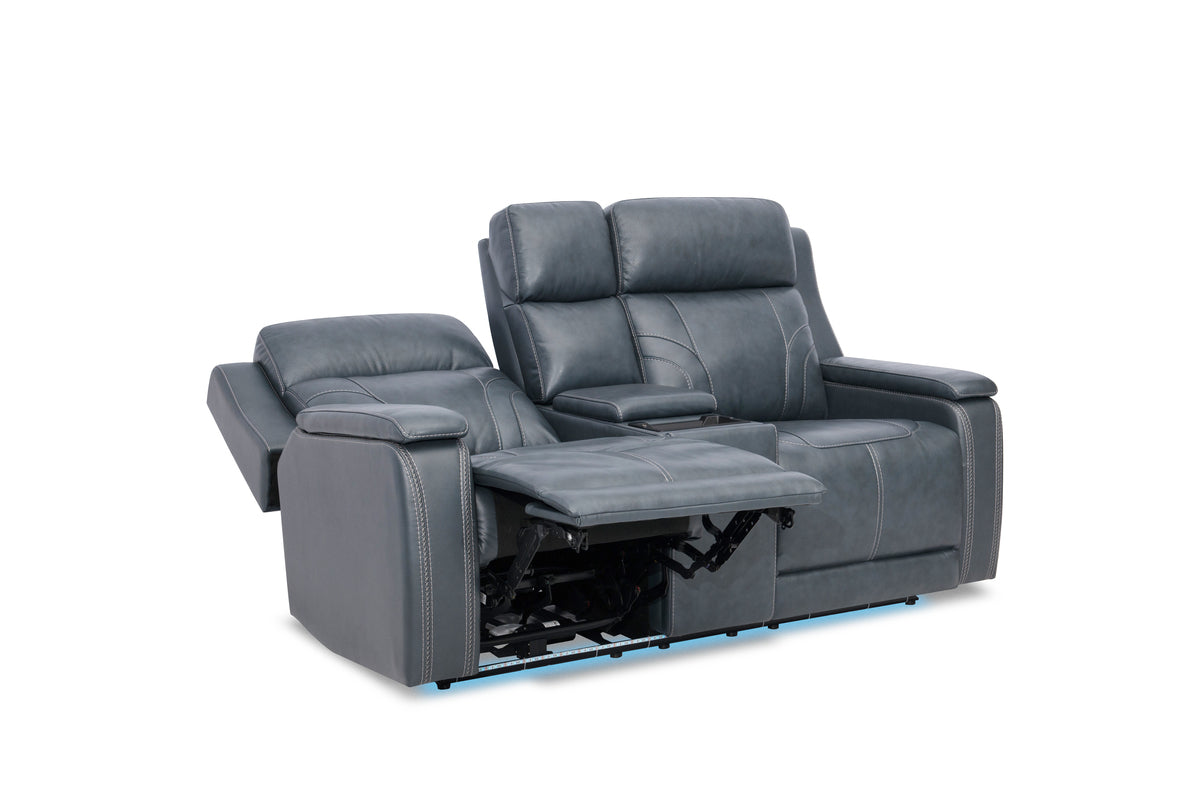 CANEY0001:Caney 2 Power Theater Sofa & Console Loveseat, Angled