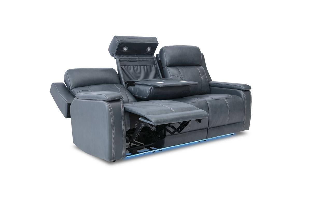 CANEY0001:Caney 2 Power Theater Sofa & Console Loveseat, Angled