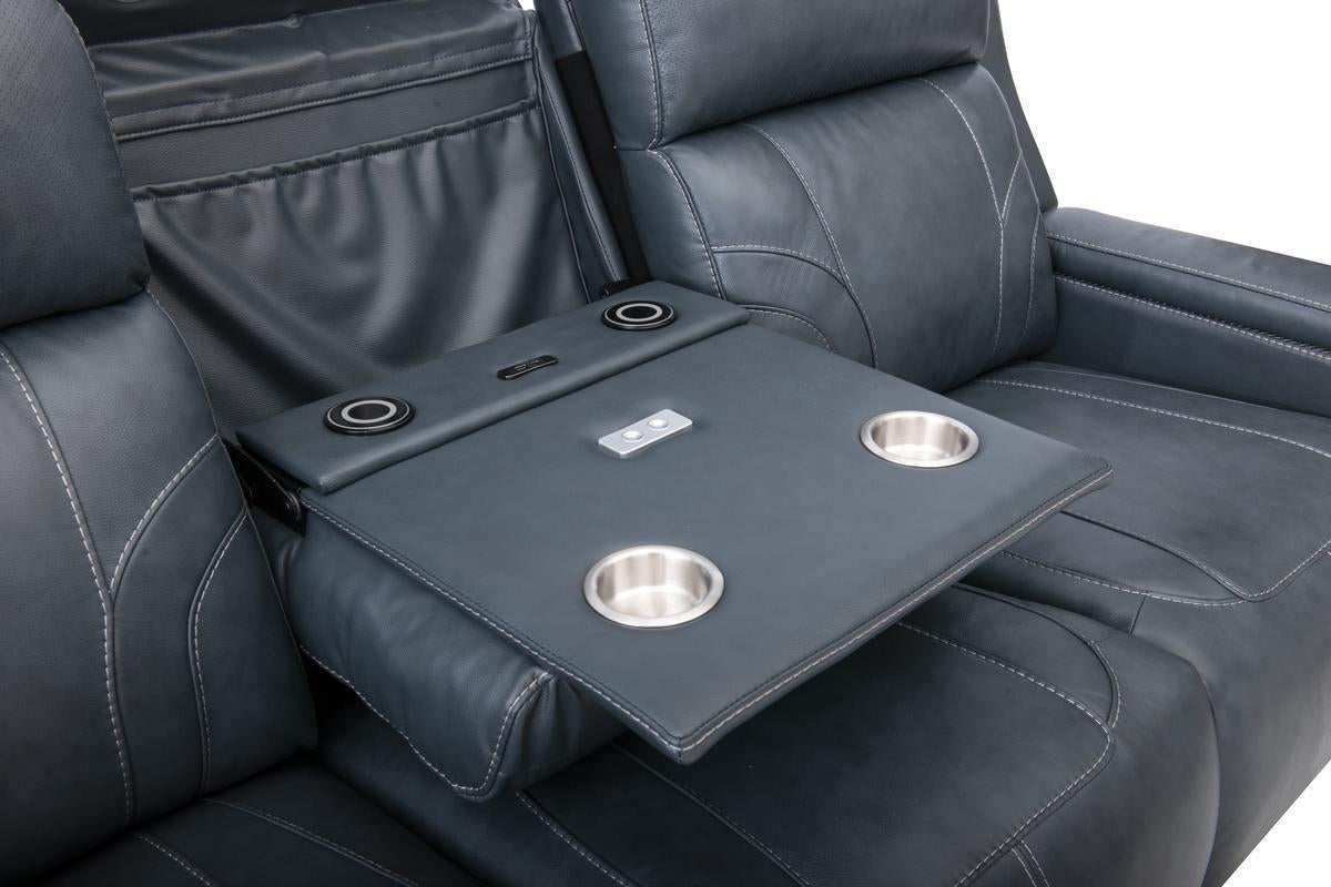 CANEY0001:Caney 2 Power Theater Sofa & Console Loveseat, 