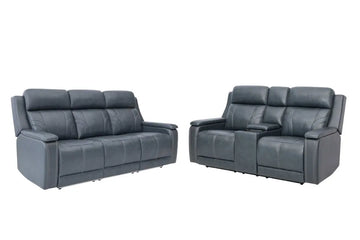 CANEY0001:Caney 2 Power Theater Sofa & Console Loveseat, 