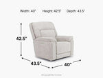 540432793:Cannes 3 Power Theater Recliner, 
