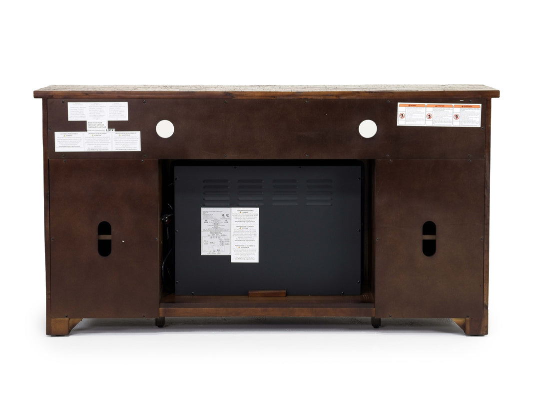 128756751:Cannon Valley Fireplace Consol, Back