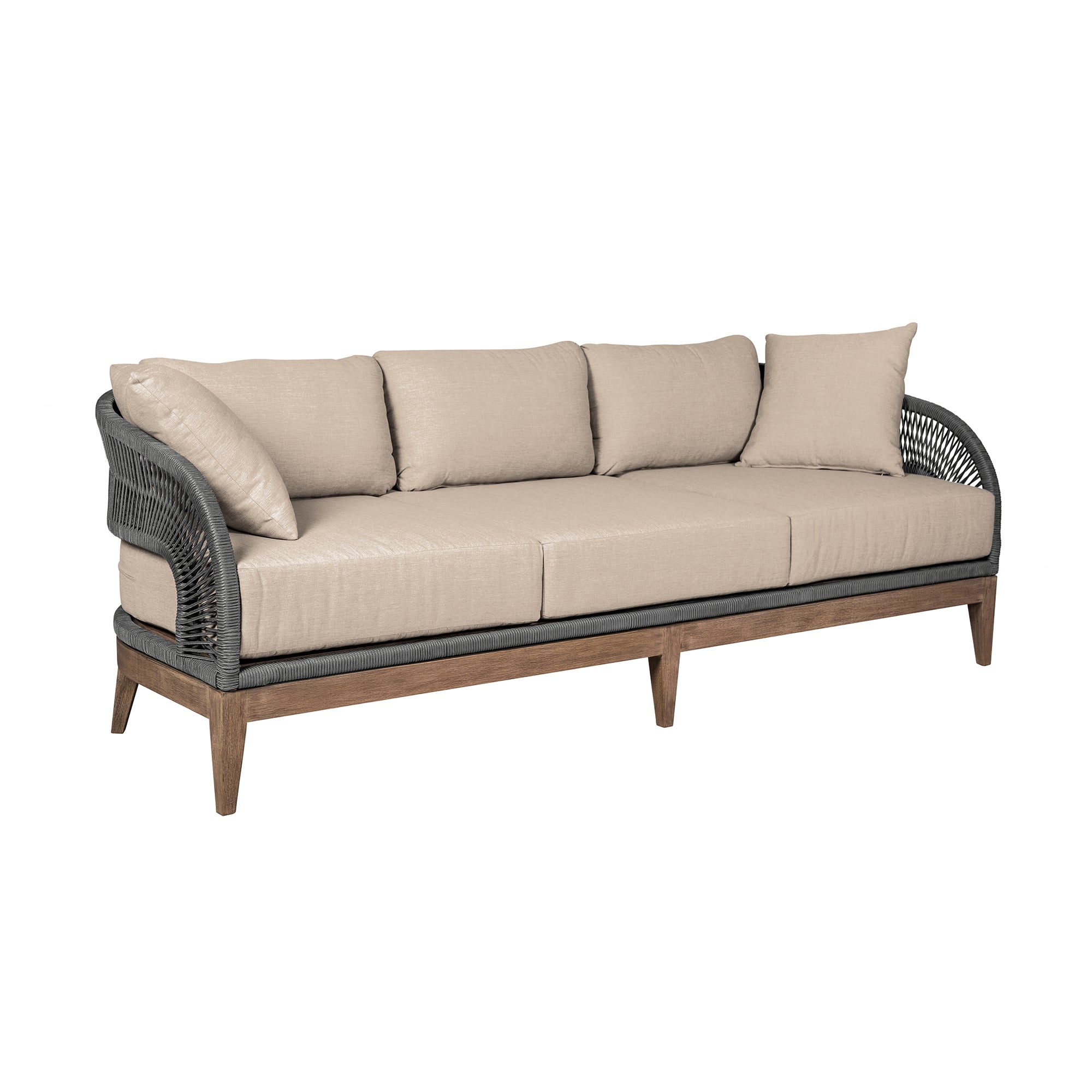 CAPRI0001:Capri Outdoor 4 Piece Patio Se, Angled