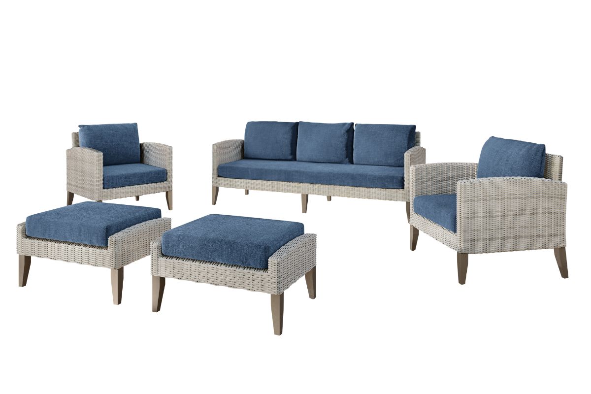 673196038:Carezza Patio Sofa & Chair Set, 