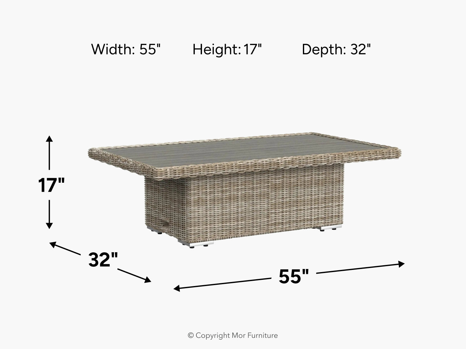 730398892:Carmona Outdoor Coffee Table, 