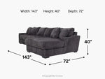 CASPER003:Casper Sofa Chaise Sectional, 