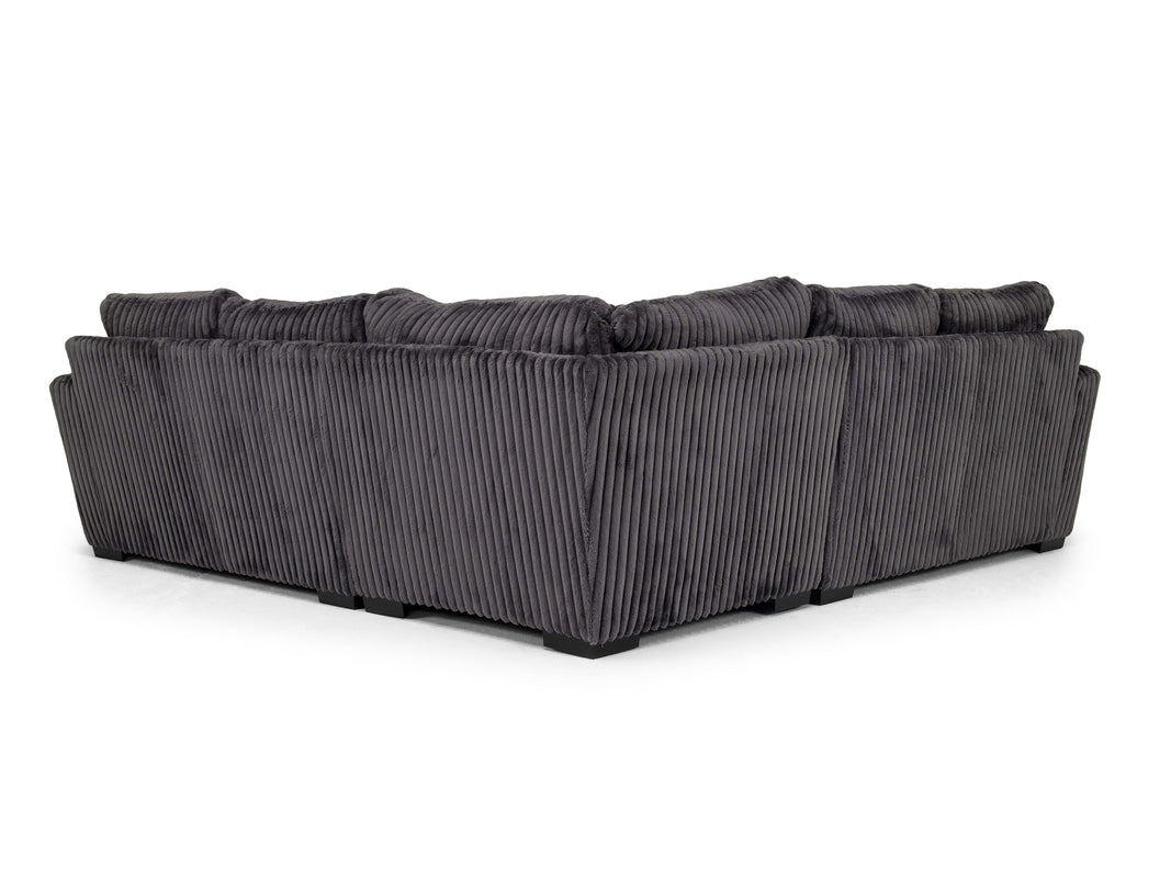 CASPER028:Casper Tux Loveseat Sectional, Back