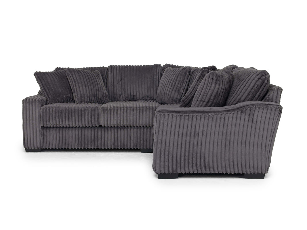 CASPER028:Casper Tux Loveseat Sectional, Front