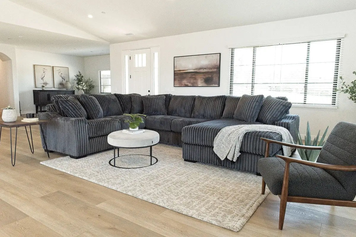 CASPER021:Casper Tux Loveseat Chaise Sec, Styled