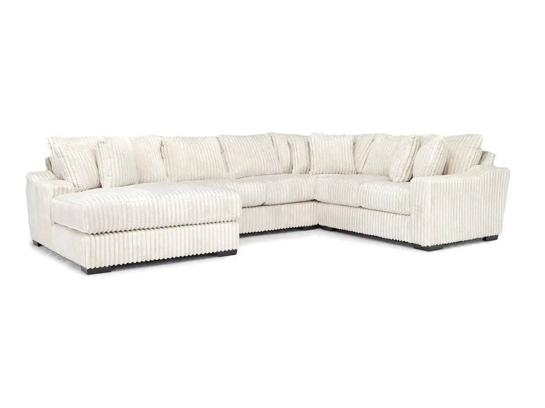 CASPER037:Casper Tux Loveseat Chaise Sec, Angle
