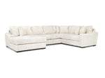 CASPER037:Casper Tux Loveseat Chaise Sec, Angle