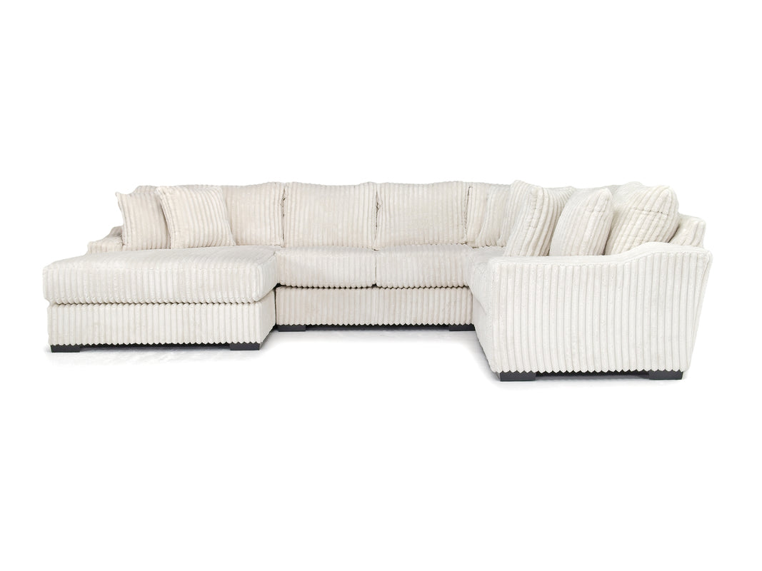CASPER037:Casper Tux Loveseat Chaise Sec, Front
