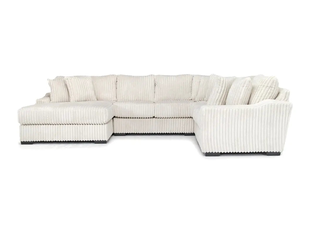 CASPER037:Casper Tux Loveseat Chaise Sec, Front