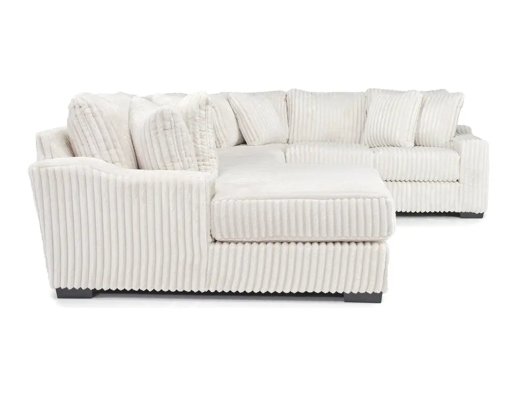 CASPER037:Casper Tux Loveseat Chaise Sec, Side