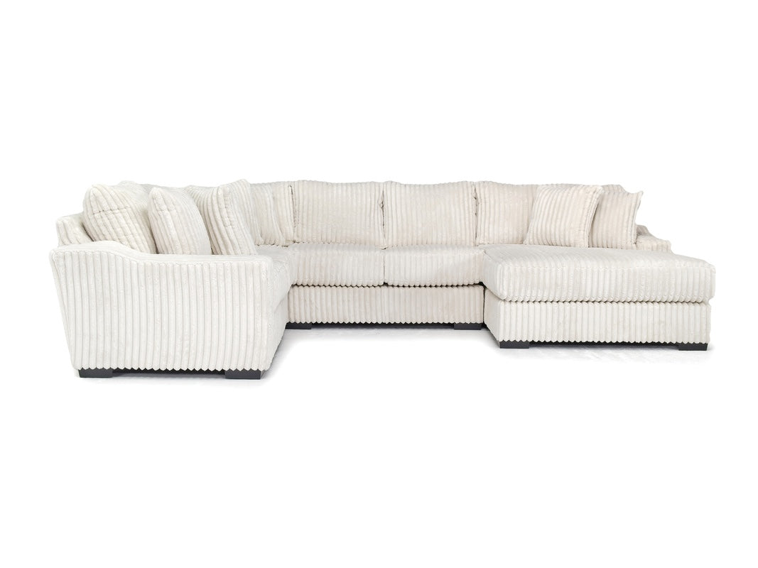 CASPER038:Casper Tux Loveseat Chaise Sec, Front