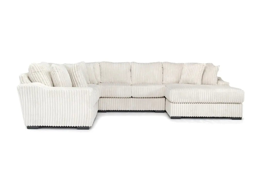 CASPER038:Casper Tux Loveseat Chaise Sec, Front