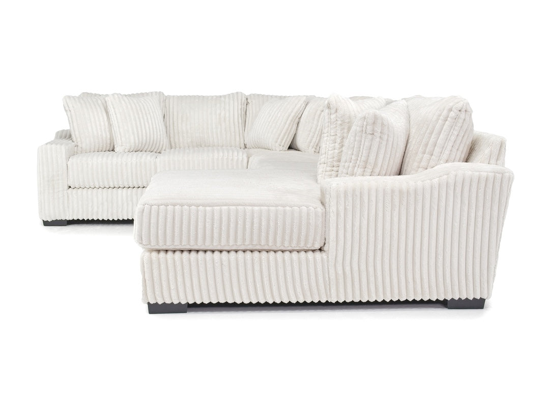 CASPER038:Casper Tux Loveseat Chaise Sec, Side