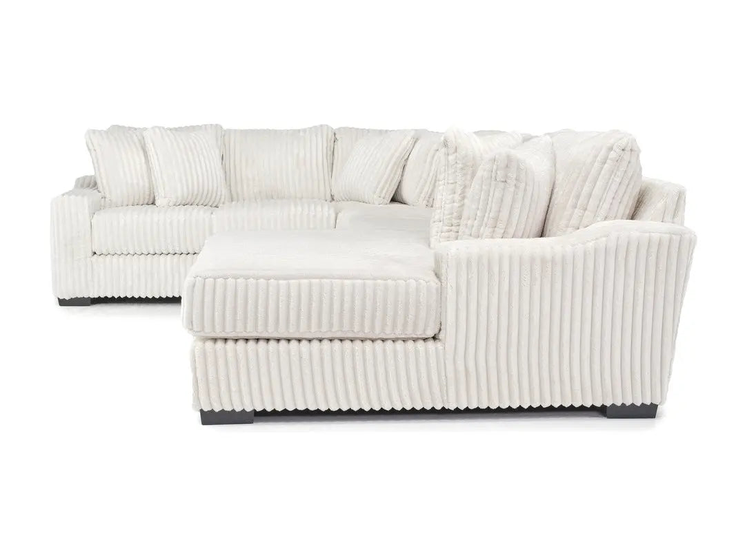CASPER038:Casper Tux Loveseat Chaise Sec, Side